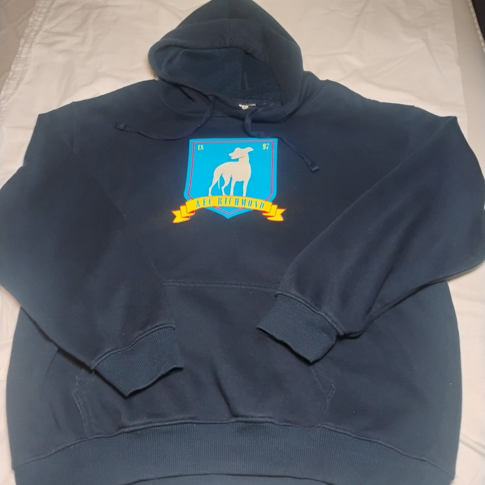 Ted Lasso Lg Blue Pullover Hoodie Sweatshirt AFC Richmond‎ Logo Adult Unisex